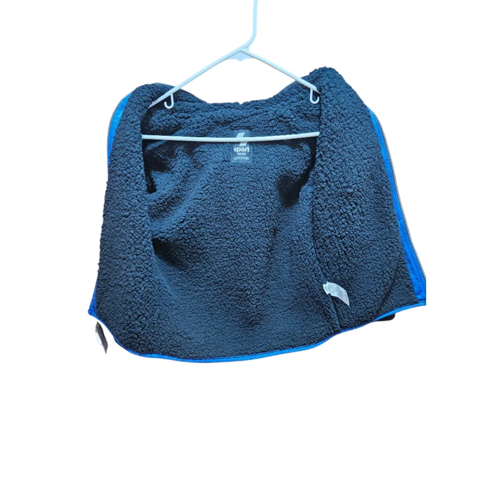 The Children's Place Sport Jacket Boys 5/6 Blue Black New